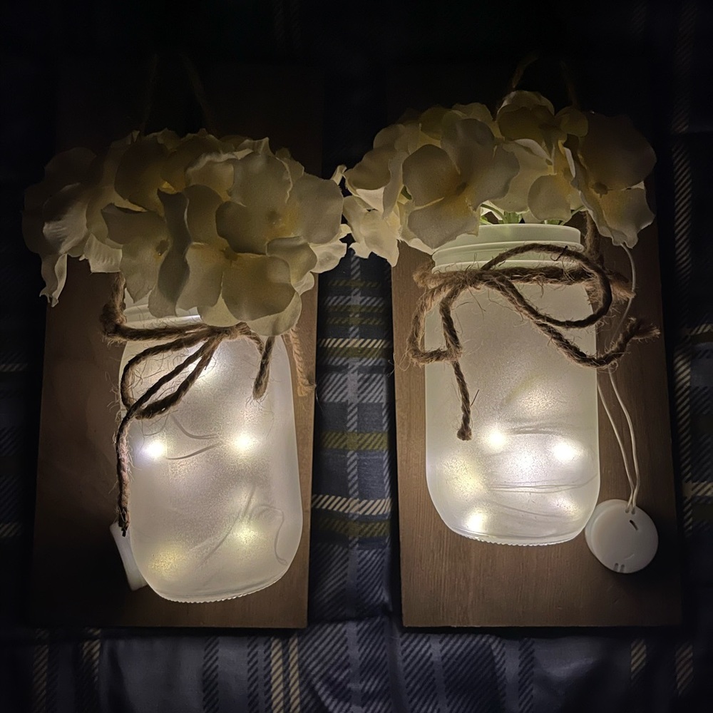 Frosted Floral Decor